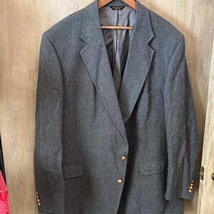 Hunter Haig Men’s Gray Wool Blazer 56L